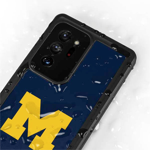 University of Michigan M Logo Galaxy Note20 Ultra 5G Waterproof Case